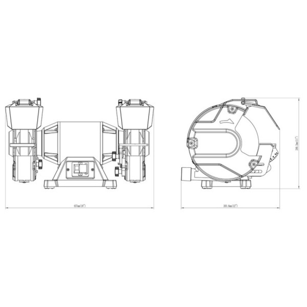 Верстат заточувальний Metabo DSD 200 PLUS 750Вт коло 200x25 2980об/хв 17.8кг