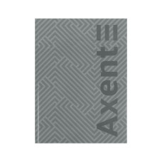 Книга записна Axent A4 Pattern, 96 аркушів клітинка, сірий (8425-2-A)