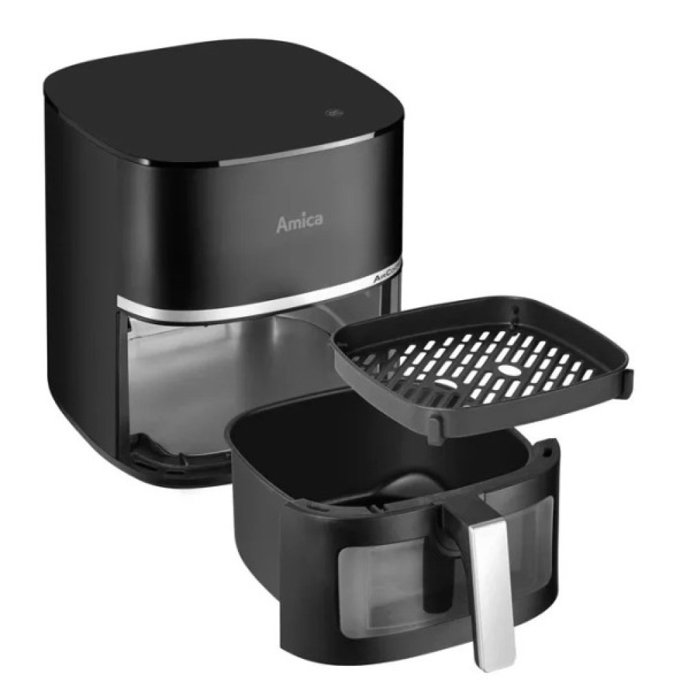 Мультипіч Amica 1600Вт, чаша-5.2л, сенсорне управл., 10 авто. программ, пластик, чорний