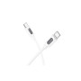 Дата кабель USB-C to USB-C 1.0m 60W silicone BX114 Structure white BOROFONE (6941991116919)