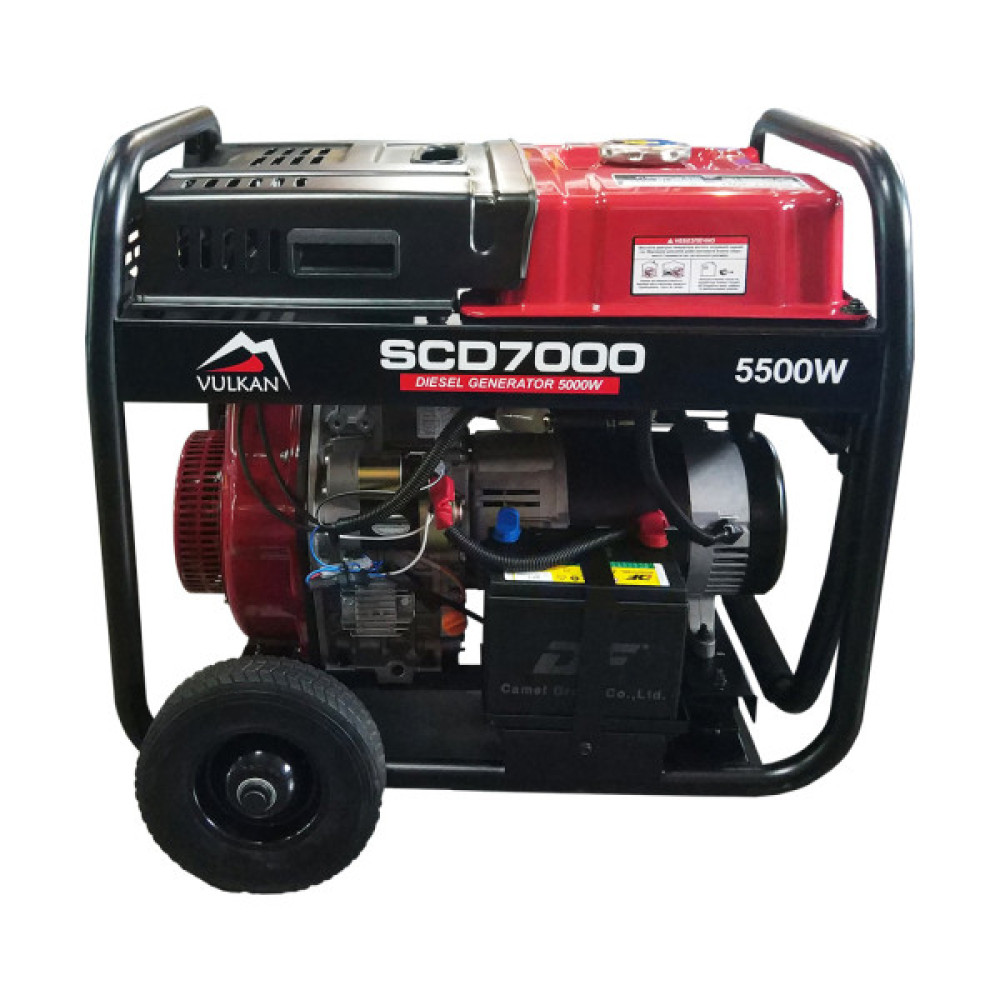 Генератор Vulkan SCD7000 дизель 5Kw, 3ф (SCD7000) Генератор Vulkan SCD7000 дизель 5Kw, 3ф (SCD7000)
