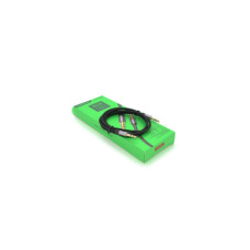 Кабель мультимедійний 3.5mm M to 3.5mm M 1.0m black iKAKU (YT-AUXGJ(M)/(M)-KSC-389-B)