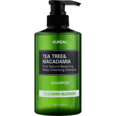 Шампунь Kundal Tea Tree & Macadamia Deep Cleansing Shampoo Cherry Blossom 500 мл (8809693252794)