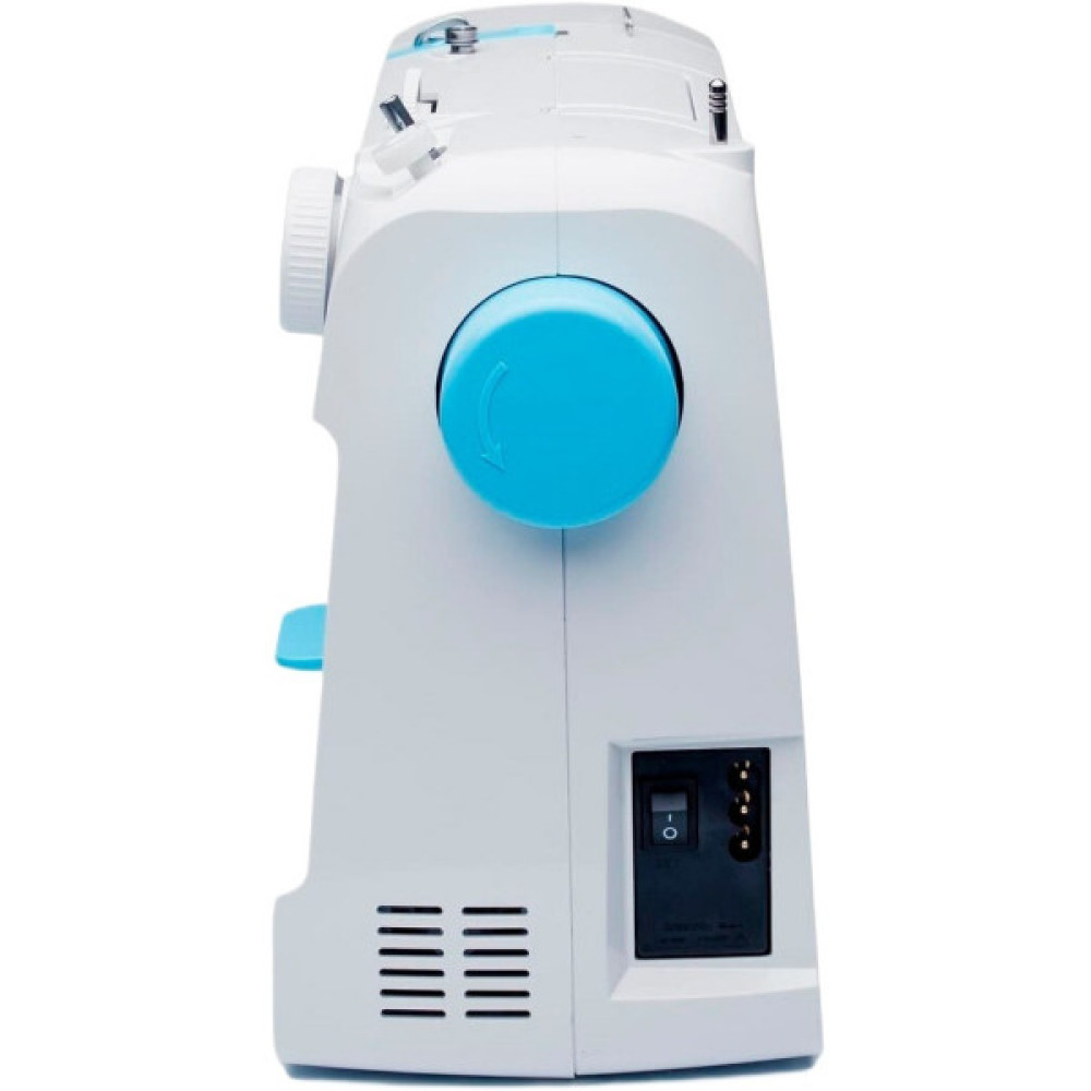 Швейна машина МINERVA Horizon R, електромех., 71 Вт, 13 швейних операцій, петля напівавтомат, білий