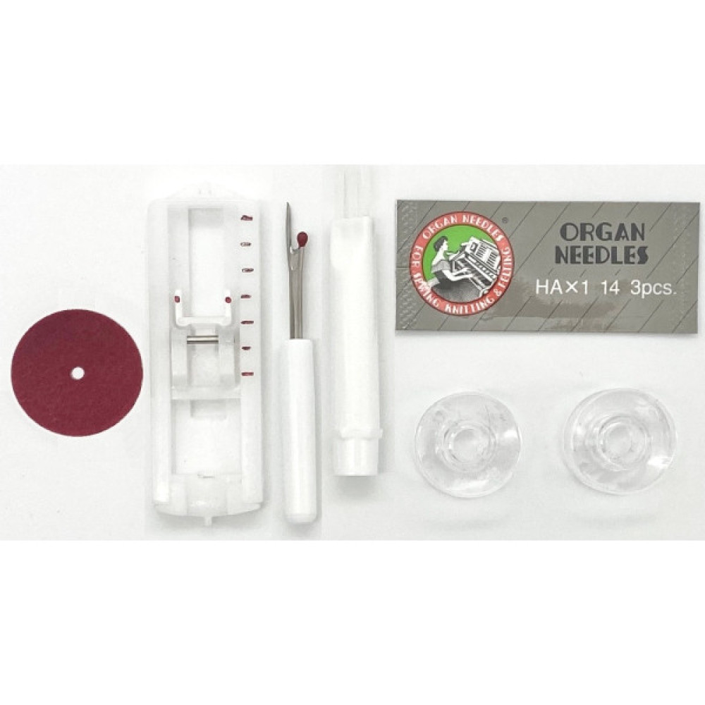 Швейна машина МINERVA Horizon R, електромех., 71 Вт, 13 швейних операцій, петля напівавтомат, білий