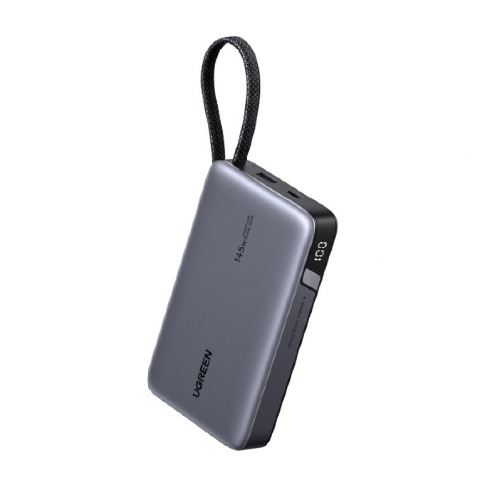 Батарея універсальна Ugreen 20000mAh 145W with Built-in Cable (PB551 55992B)