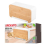 Хлібниця Ardesto Midori 33х13х18см, метал, бамбук, білий (AR0914WB) Хлібниця Ardesto Midori 33х13х18см, метал, бамбук, білий (AR0914WB)