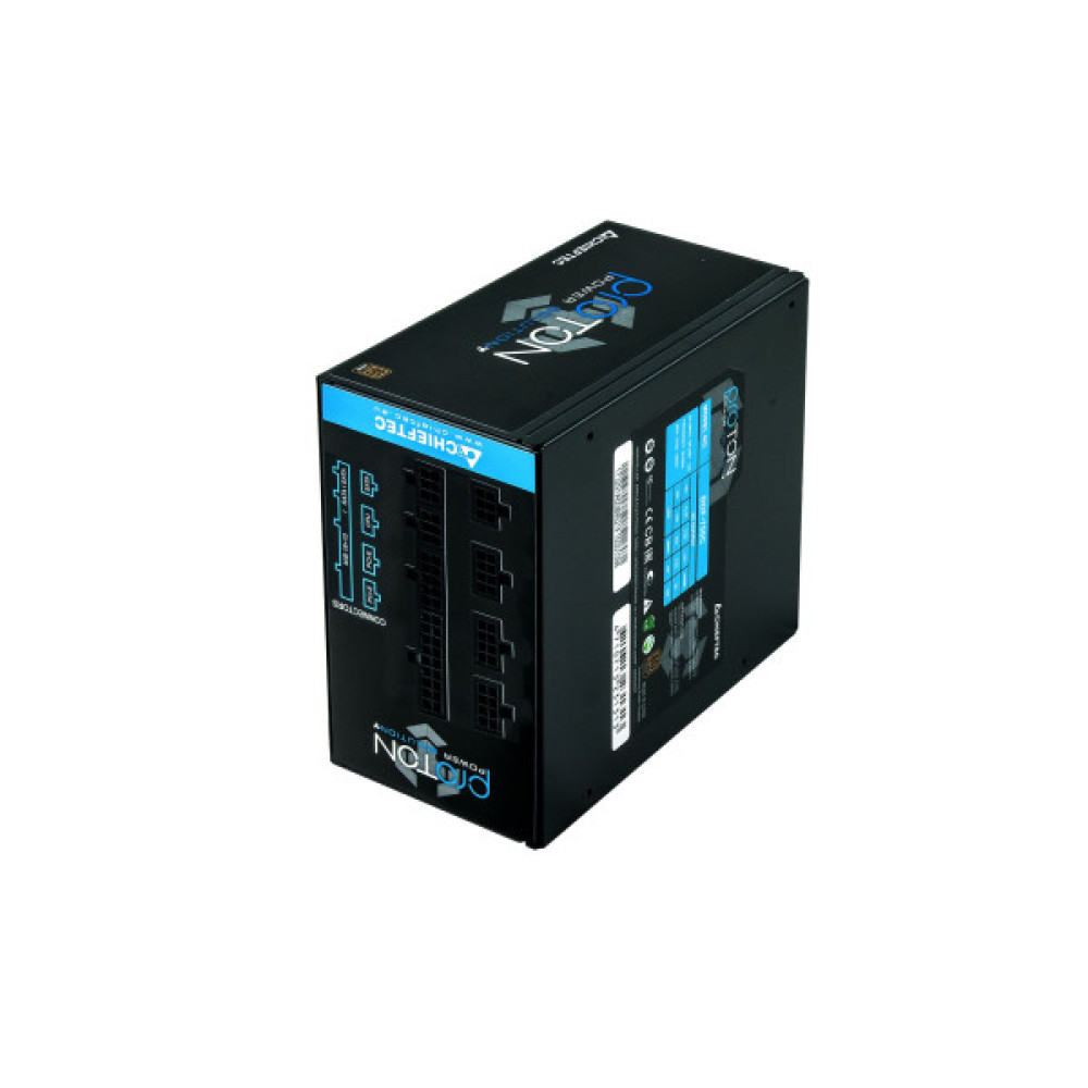 Блок живлення CHIEFTEC Proton  (750W), >85%, 80+ Bronze, 140мм, 1xMB 24pin(20+4), 1xCPU 8pin(4+4), 3xMolex, 6xSATA, 4xPCIe 8pin(6+2), Fully Modular