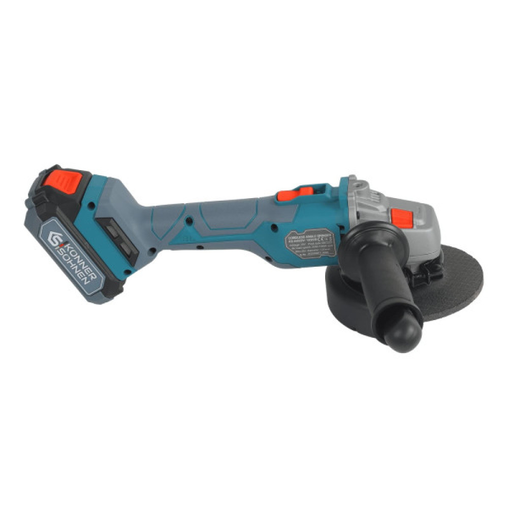 Набір із трьох акумуляторних інструментів Konner&Sohnen KS RHAGD 20V SET 3 20В дриль, шліфмашина кутова, перфоратор, швидкий ЗП 4.5А акб 2х4А·год сумка 7.5кг
