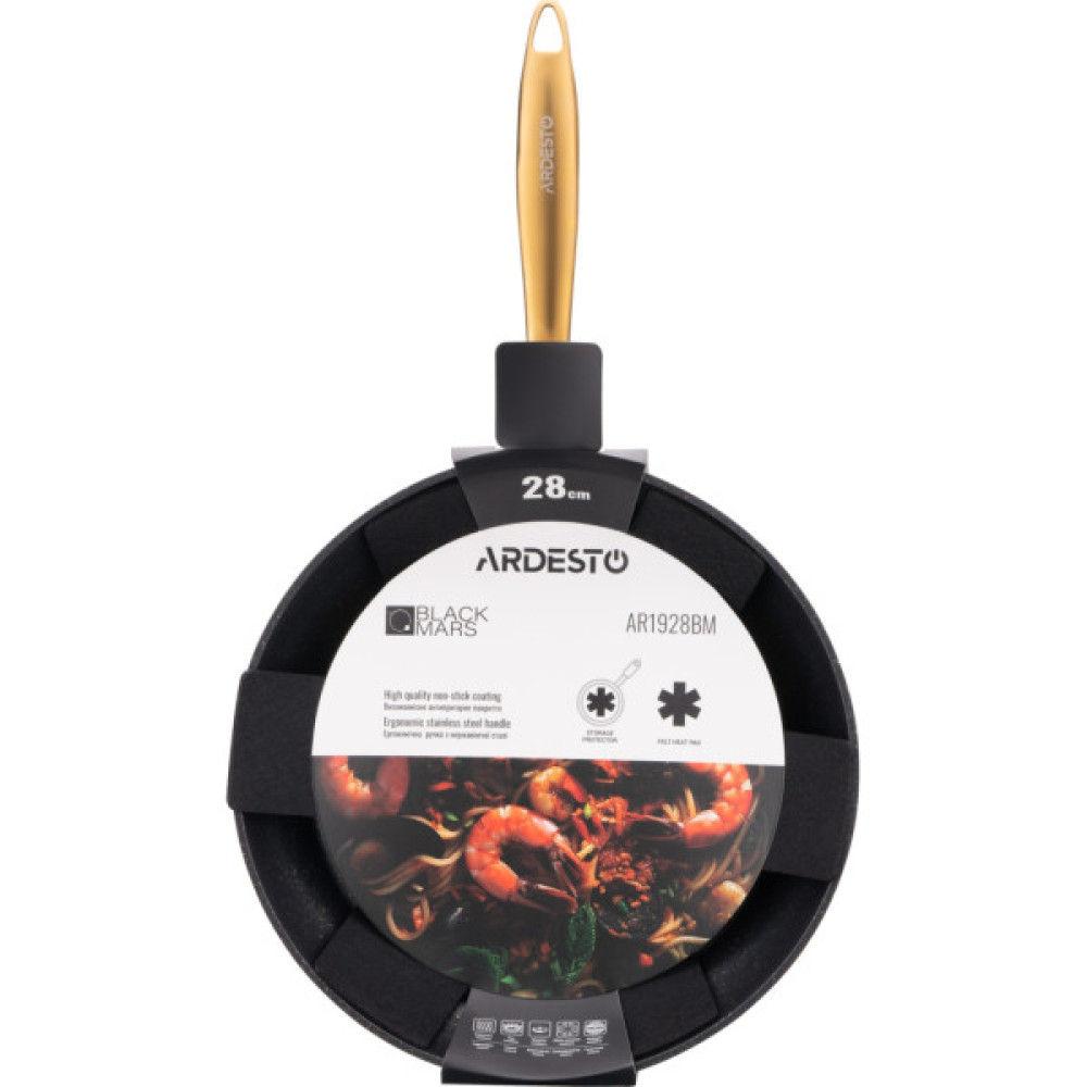 Сковорода ARDESTO Black Mars Sparkle 28 см (AR1928BM)