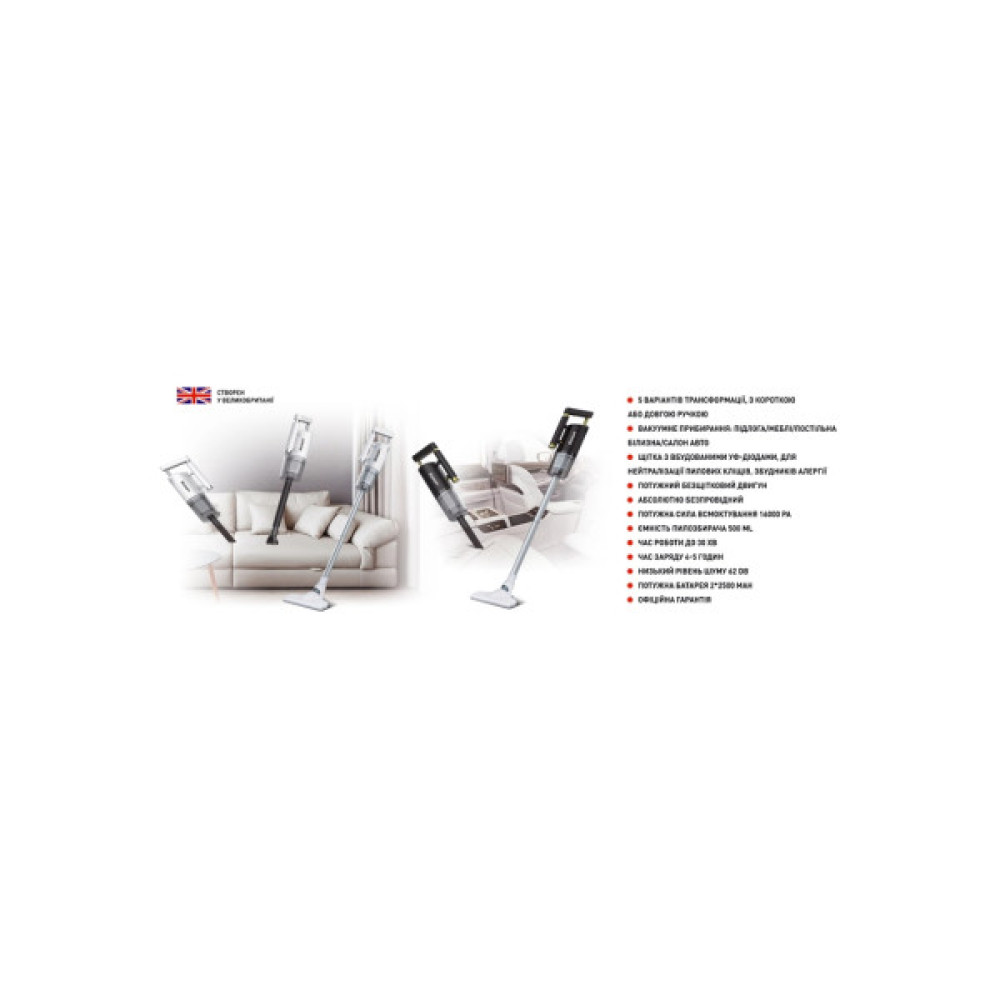 Пилосос DYXON MEGAVAC 1600S PRO Vacuum Cleaner Black (DXNVCMGVC1600SPB)