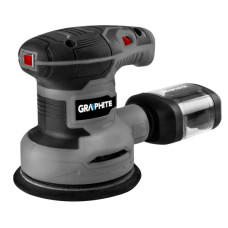 Шліфмашина ексцентрикова GRAPHITE 300Вт 125мм 7000-13000об·хв орбіта 1мм 1.21кг