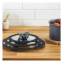 Кришка для посуду Tefal Ingenio, набір 3 шт, скло, пластик, чорний (L9849053) Кришка для посуду Tefal Ingenio, набір 3 шт, скло, пластик, чорний (L9849053)