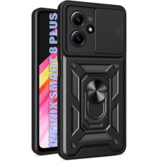 Чохол до мобільного телефона BeCover Military Infinix Smart 8 Plus (X6526) Black (711001) Чохол до мобільного телефона BeCover Military Infinix Smart 8 Plus (X6526) Black (711001)