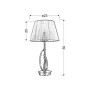Настільна лампа Candellux 41-55071 DIVA (41-55071) Настільна лампа Candellux 41-55071 DIVA (41-55071)