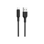 Дата кабель USB 2.0 AM to Micro 5P 1.0m 2A PVC X25 black HOCO (6957531080121)