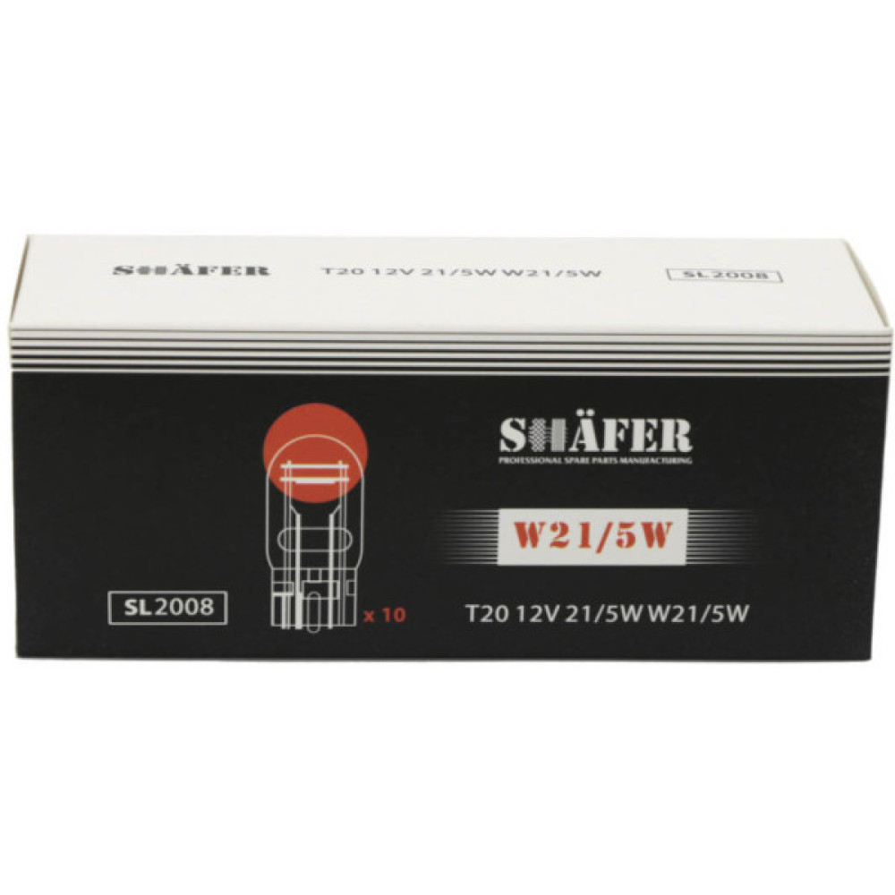 Автолампа SHAFER 12V21/5WW21/5W (SL2008)