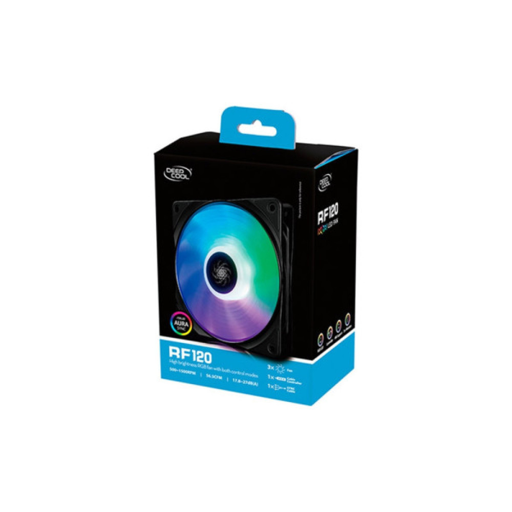 Кулер до корпусу Deepcool RF120-3 IN 1 (DP-FRGB-RF120-3C)