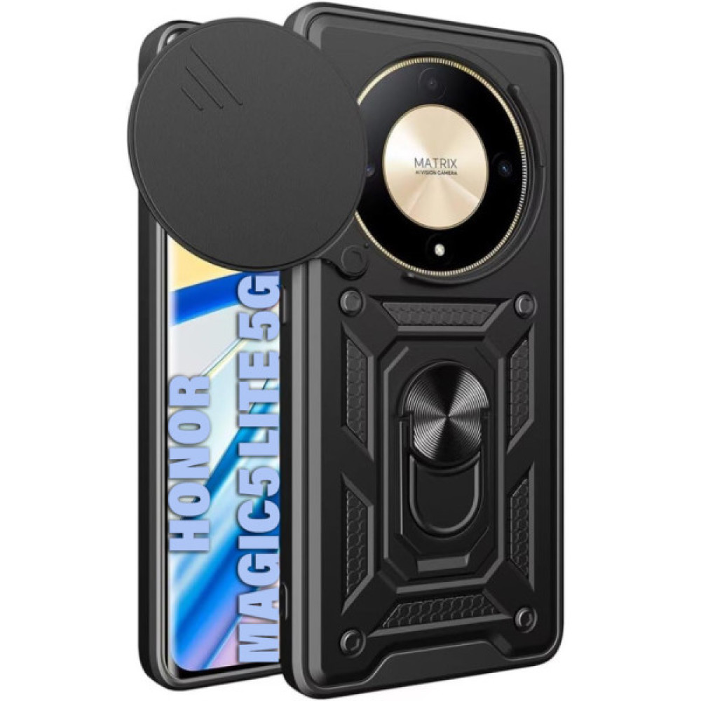 Чохол до мобільного телефона BeCover Military Honor Magic5 Lite 5G Black (710996) Чохол до мобільного телефона BeCover Military Honor Magic5 Lite 5G Black (710996)