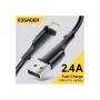 Дата кабель USB 2.0 AM to Lightning 3.0m 2.4A black Essager (EXCL-LSC01) Дата кабель USB 2.0 AM to Lightning 3.0m 2.4A black Essager (EXCL-LSC01)