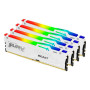 Модуль пам'яті для комп'ютера DDR5 128GB (4x32GB) 5600 MHz FURY Beast RGB White Kingston Fury (ex.HyperX) (KF556C40BWAK4-128) Модуль пам'яті для комп'ютера DDR5 128GB (4x32GB) 5600 MHz FURY Beast RGB White Kingston Fury (ex.HyperX) (KF556C40BWAK4-128)