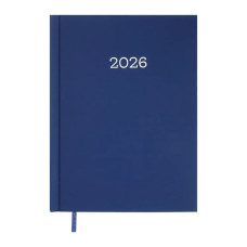 Тижневик Buromax датований 2026 MONOCHROME A5 синій (BM.2160-02)