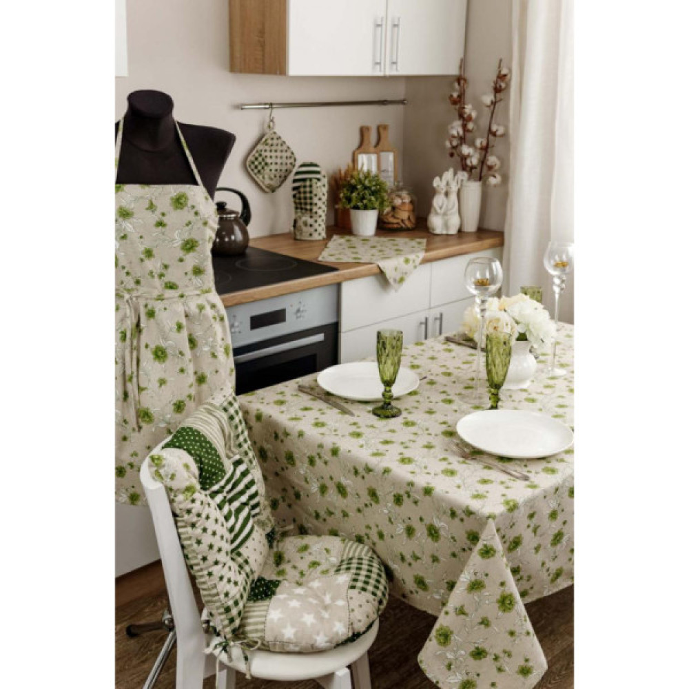 Кухонна прихватка Прованс Рукавичка Печворк зелений Господиня (031512)