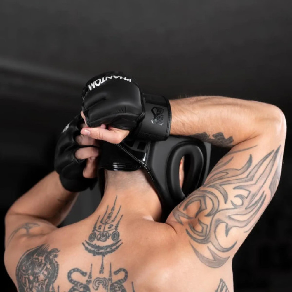 Рукавички для MMA Phantom Apex Black L/XL (PHMMAG2023-LXL)