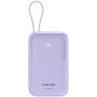 Батарея універсальна Canyon 10000mAh OnPower 101 PD/22.5W built-in cable Purple (CNS-CPB101PU) Батарея універсальна Canyon 10000mAh OnPower 101 PD/22.5W built-in cable Purple (CNS-CPB101PU)