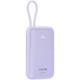 Батарея універсальна Canyon 10000mAh OnPower 101 PD/22.5W built-in cable Purple (CNS-CPB101PU) Батарея універсальна Canyon 10000mAh OnPower 101 PD/22.5W built-in cable Purple (CNS-CPB101PU)
