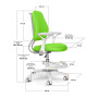 Дитяче крісло Evo-kids s Mio Ergo Green (Y-507 KZ) Дитяче крісло Evo-kids s Mio Ergo Green (Y-507 KZ)