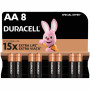 Батарейка Duracell AA лужні 8 шт. в упаковці (5000394006522 / 81417083 / 81480361) Батарейка Duracell AA лужні 8 шт. в упаковці (5000394006522 / 81417083 / 81480361)