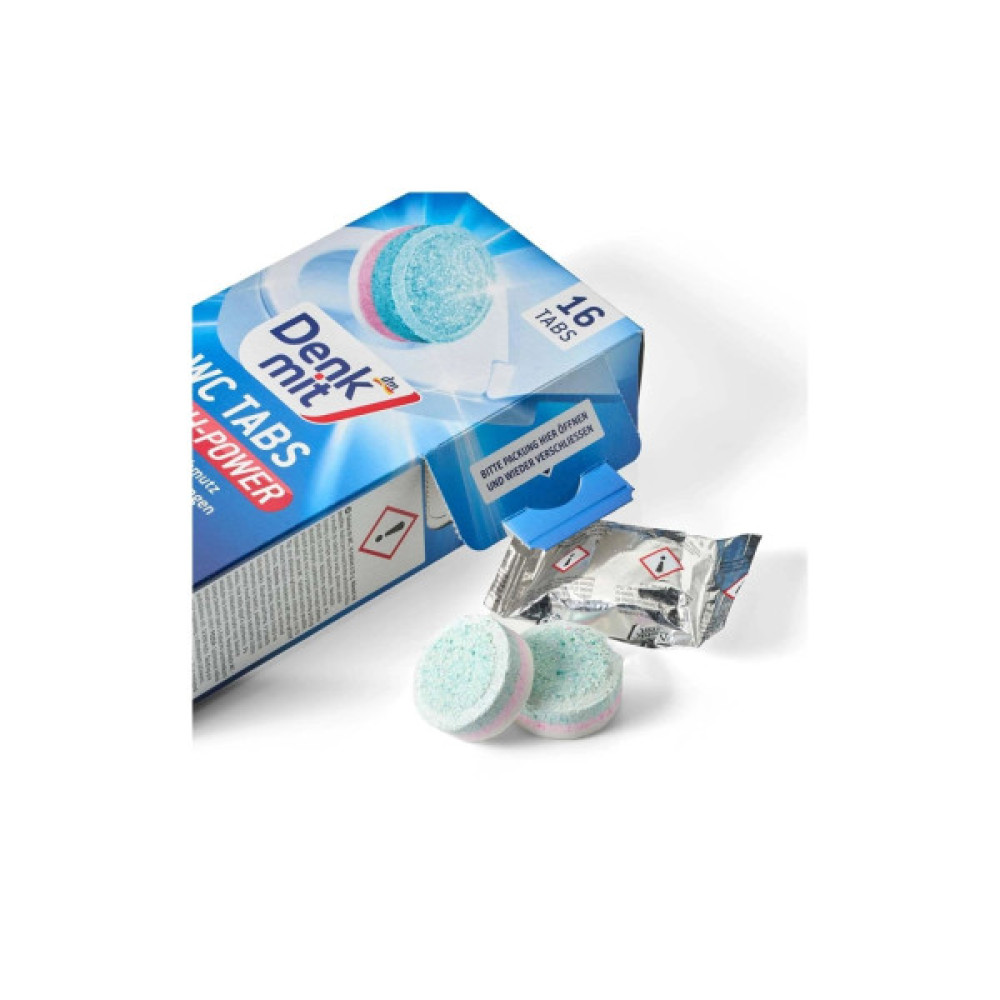 Засіб для чищення унітазу DenkMit Таблетки 16 шт. (4066447791594)