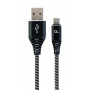 Дата кабель USB 2.0 AM to USB-C 2.0m Cablexpert (CC-USB2B-AMCM-2M-BW)