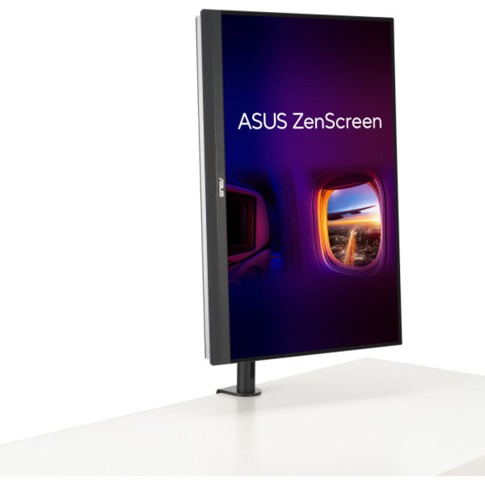 Монітор портативний Asus 27" ZenScreen MB27ACF HDMI, USB-C, MM, IPS, 2560x1440, 100Hz, sRGB 99%, AdaptiveSync, Pivot, C-Clamp Arm