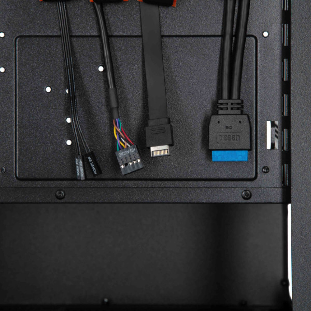 Корпус 2E GAMING Dominator Pro G2302B, без БЖ 2xUSB3.0, 1xUSBType-C, 4x120мм ARGB, VGA 380мм, LCS ready, контролер з пультом, TG Side Panel, TG/Mesh Front panel, ATX, чорний