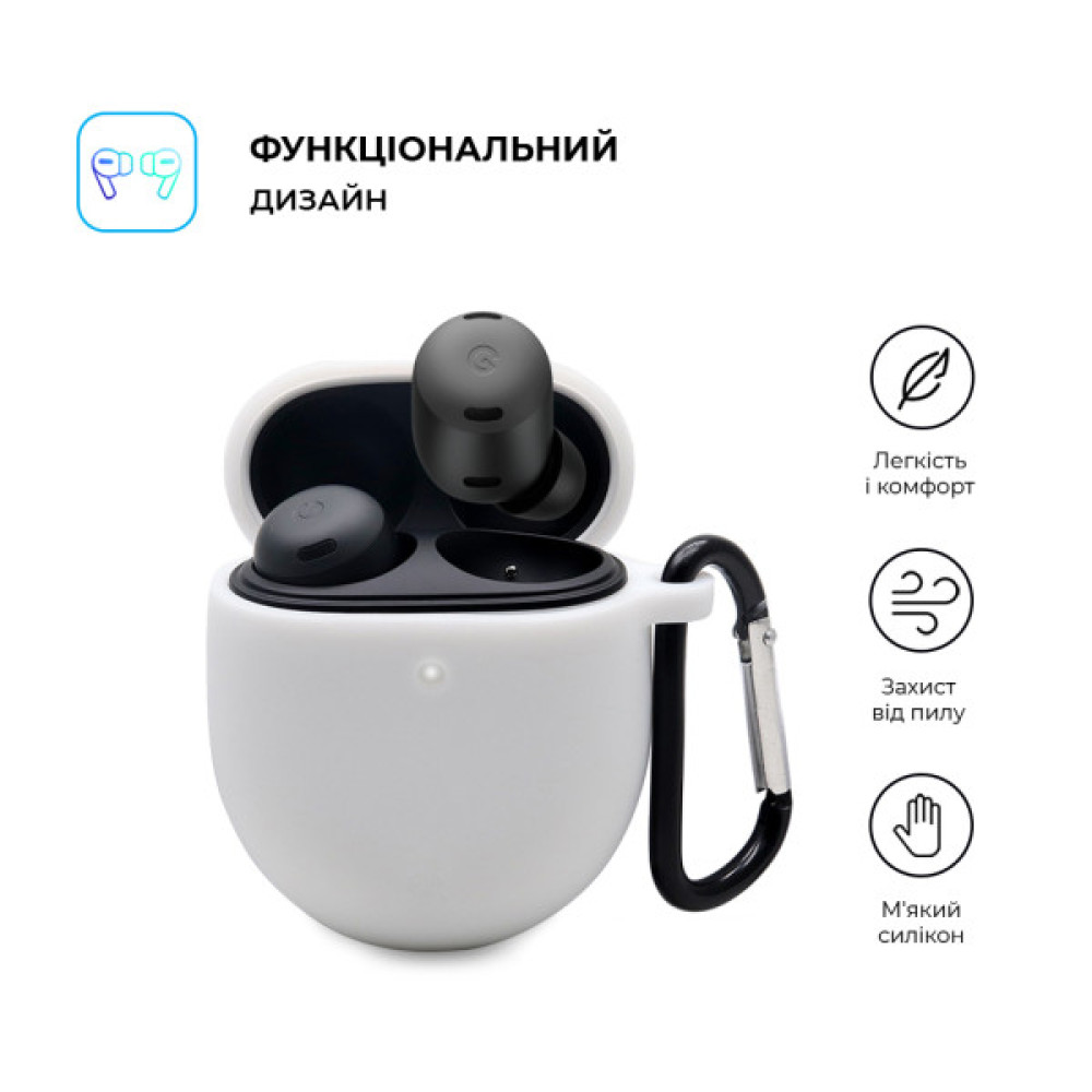 Чохол для навушників Armorstandart Hang Case для Google Pixel Buds Pro White (ARM75406)