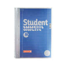 Зошит Brunnen Коледж-блок А4 Premium лінія 80 аркушів мет. блакитний (10 671 27) Зошит Brunnen Коледж-блок А4 Premium лінія 80 аркушів мет. блакитний (10 671 27)