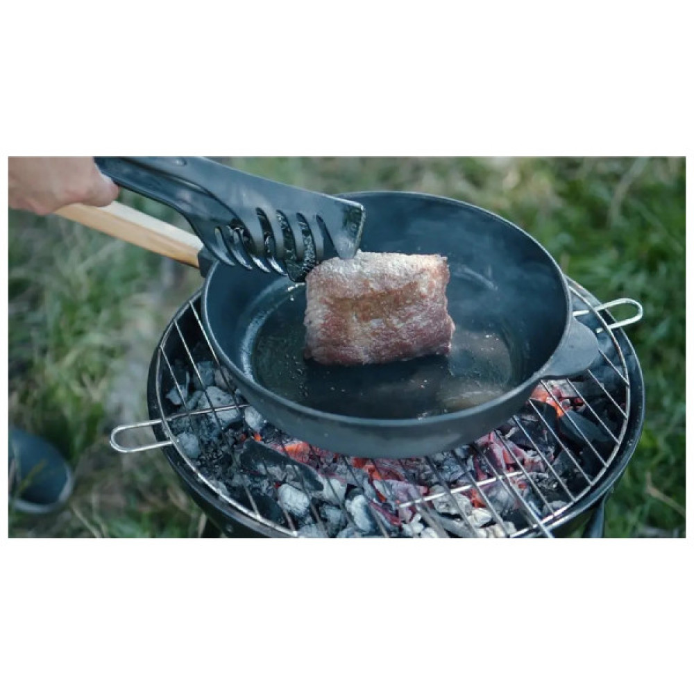 Сковорода Brizoll Optima чавунна з ручкою 240х60 мм (O2460-P)