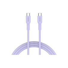 Дата кабель USB-C to USB-C 1.0m OnWire 60CL C-C 60W COLOR Braided 1m Purple Canyon (CND-CCAP60AB10PU)
