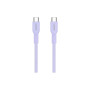 Дата кабель USB-C to USB-C 1.0m OnWire 60CL C-C 60W COLOR Braided 1m Purple Canyon (CND-CCAP60AB10PU)
