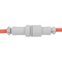 Дата кабель USB-C + USB A to USB-C 1.36m Coiled Aviator orange Keychron (CAB14_KEYCHRON)