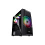 Корпус 2E GAMING Turbo G2057B без БЖ 2xUSB3.0, 1xUSB2.0, 1x200мм, ARGB, 3x120мм ARGB, VGA 345мм, LCS ready, HUB, TG Side Panel, ATX, чорний