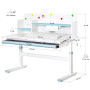 Парта Evo-kids Blue (TH-360 WG/BL)