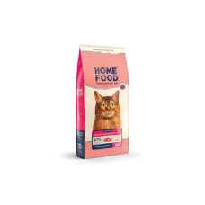 Сухий корм для кішок Home Food Healthy skin and shiny coat з індичкою та лососем 10 кг (4820235020569)