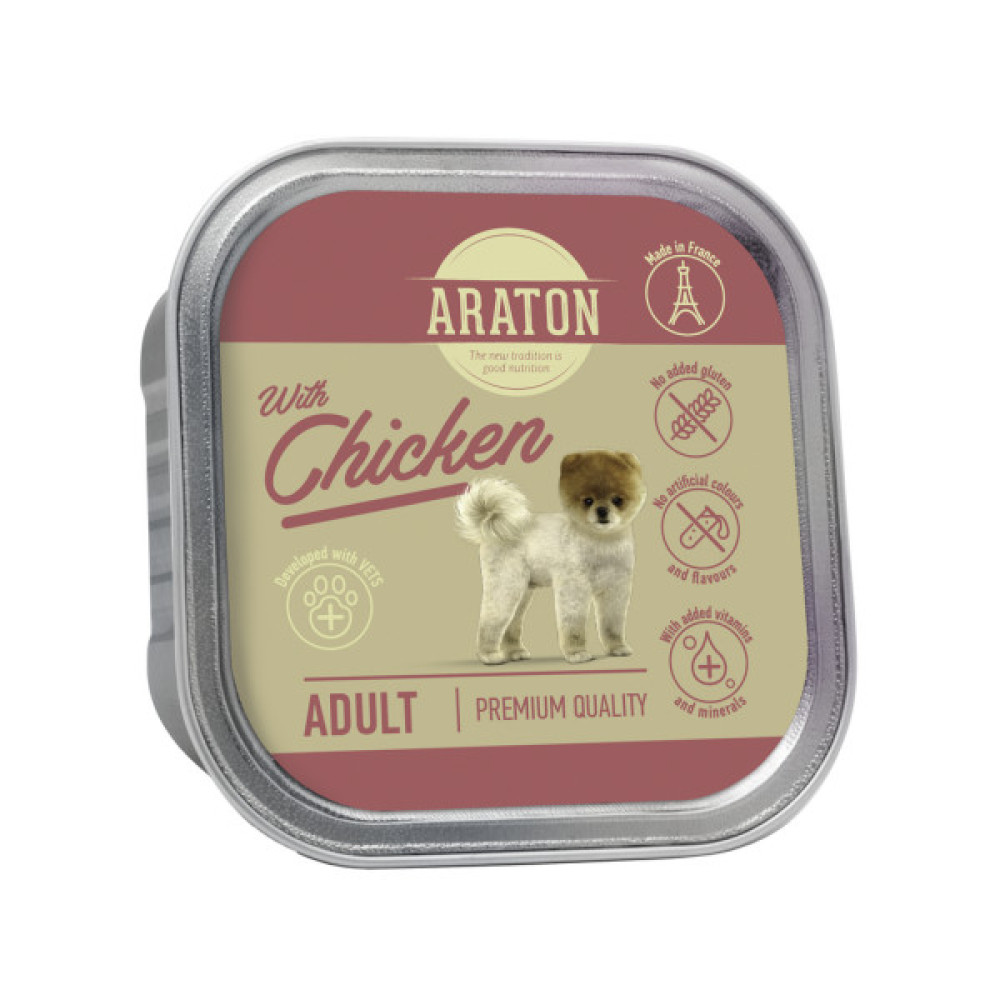 Консерви для собак ARATON Adult with chicken 150 г (KIK45704)