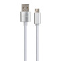Дата кабель USB 2.0 AM to Micro 5P 1m LED silver Vinga (VCPDCMLED1S) Дата кабель USB 2.0 AM to Micro 5P 1m LED silver Vinga (VCPDCMLED1S)