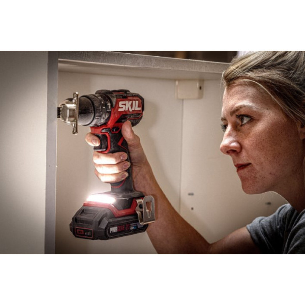 Шурупокрут-дриль ударний акумуляторний SKIL 3075 CA Compact 20В 60Нм 500·180об/хв 0.9кг без АКБ та ЗП