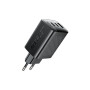 Зарядний пристрій Acefast 2xUSB-C + 1xUSB 67W GaN black (6974316284048)