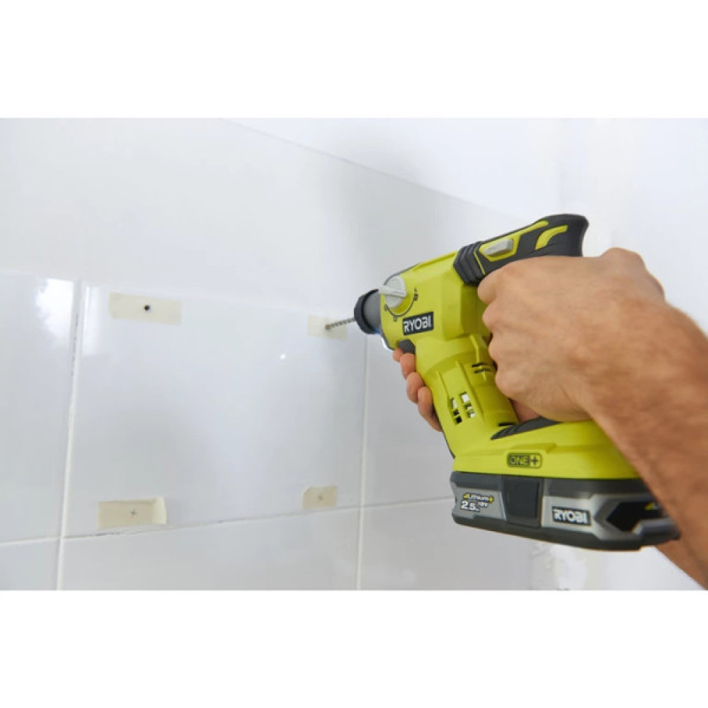 Перфоратор акумуляторний Ryobi ONE+ R18SDS-0 SDS-plus 18В 1.3Дж 4 режими 1.7кг без АКБ та ЗП